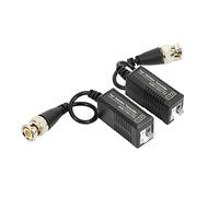 MARKELL Balun Video Passivo Trasmettitore e Trasmettitore-Ricevitore 4 Pezzi Questi 8 Pezzi con Cavo Sistema di Sorveglianza Video DVR 1080P TVI/CVI/AHD/960H DVR,Cavo BNC Maschio a UTP CAT5/5E/6/6E