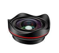 MARKELL Lente Macro Universale 2 in 1 Trasparente 4K Riflessione Anti-Shake grandangolare 0,6X Volte Grande Campo di Vista Lente di Deformazione Rosso Cerchio Rosso Rosso
