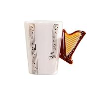 MARKELL Nuova arpa manico in ceramica tazza schede Cafe Latte The Tazza Personalite Tazza Strumento Musicale Regalo Tazza Tazza