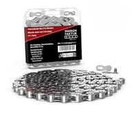 MARKEN FAKTUR® Catena per bicicletta a 116 maglie - In robusto acciaio al carbonio - Per BMX e biciclette 1/2 x 3/32 pollici - Catena a 11 velocità - Bicycle Chain