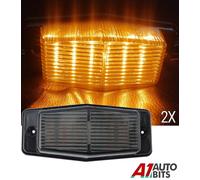 Marker A Due Bruciatori Amber LED Fumoso X2 Retro Per Camion Scania