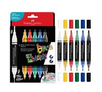 Marker Acrilico Shake e Paint Black Edition Set da 6 Pezzi Faber Castell