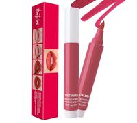 Marker Color Labbra-tinta Per Labbra Impermeabili Di Lunga Durata Con Applicatore Per Punta Di Penna, Formula Leggera | Segnalino A Colori Con Lebbra A Prova Di Macchie, Finitura Opaca Naturale Per Do