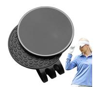 MARKER GOLF BALL - 3x2,5 cm Enlamel in metallo 25mm Marĸer con Hatclip | Equipaggiamento sportivo | Clip del tappo di marcatore di posizione BAPATIVA BAļL per il golfing da esterno usa un regalo durev