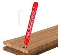 Marker mit langer Spitze, Markerstifte mit tiefem Loch - Markierungsstift mit langer Spitze für die Holzbearbeitung - Zimmermanns-Tintenmarker, schnell trocknende Bohrmarker mit langem Kopf für Tischl