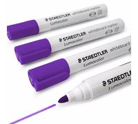 Marker Per Lavagna Staedtler Lumocolor 351 Punta A Bullo Confezione Da 4 Viola