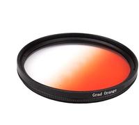 Market&YCY 72 mm Graduated Orange Lens Filter filtro graduato, per Canon Nikon Sony DSLR Camera Camcorder Lens
