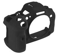 Market&YCY Custodia Morbida in Silicone Leggera Custodia in Pelle ultra Sottile ，per Fotocamera Digitale di Protezione，per Canon R5 - Nero