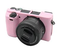Market&YCY Custodia protettiva in silicone per fotocamera protettiva della fotocamera professionale, Per Sony A6300 - Rosa