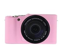 Market&YCY Custodia protettiva in silicone per fotocamera protettiva della fotocamera professionale, Per Fuji X-M1 X-A1 X-A2 - Rosa