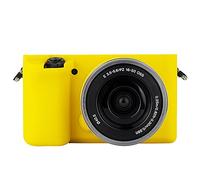 Market&YCY Custodia protettiva in silicone per fotocamera protettiva della fotocamera professionale, Per Sony A6000 - Giallo