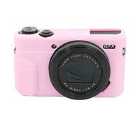 Market&YCY Custodia protettiva in silicone per fotocamera protettiva della fotocamera professionale, Per Canon PowerShot G7X Mark II - Rosa