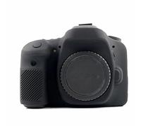 Market&YCY Custodia protettiva in silicone per fotocamera protettiva della fotocamera professionale, Per Canon EOS 80D - Nero