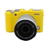 Market&YCY Custodia protettiva in silicone per fotocamera protettiva della fotocamera professionale, Per Fujifilm X-A10 X-A3 X-A5 - Giallo