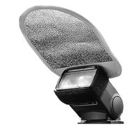 Market&YCY MRF-01 Mini 2 in 1 riflettore diffusore bianco argento per fotocamera flash speedlight