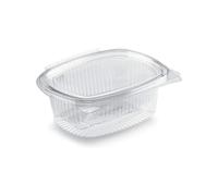 marketcaffe [100] Vaschette 500cc Quadrate in PET, Plastica: La Soluzione Completa e Sostenibile per il Confezionamento Alimentare, Ottimizzata per la Conservazione, Antigoccia