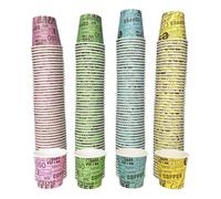 marketcaffe 1000 Pz Bicchierini Caffe di Carta Biodegradabili Biocompostabili Tazzine 75 ml