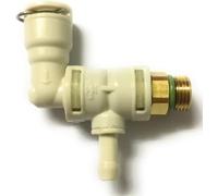 marketcaffe Valvola 3 Vie in Plastica ABS Compatibile con Macchine da Caffè Faber Slot, Pro Deluxe, Mini Faber, Fabila e Aroma Plus, Aroma Kicco, Aroma X - Ricambio Originale RC01