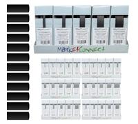 MarketConnect® Guaina Termorestringente 2:1 • Espositore Mostsold Termokit • 5PZ (Ø4,8-6,4-9,5-12,7-16mm, L 5-12mt) • NERO
