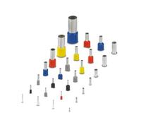 MarketConnect® Puntalini elettrici a crimpare • Sez. 6/12 mmq • Lung. 12/18 mm • 100 pz • Nero Weidmüller (WD/W) • Unipolare Capicorda