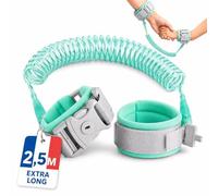 MARKETIFAR Guinzaglio per bambini - Bracciale per bambini, sicurezza verde, 2,5