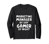 Marketing Manager di Day Gamer di Notte Maglia a Manica