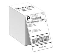 MarkField 4×6 DHL Etichette 1000 pezzi 102 x 152mm, Etichette di spedizione in termocarta extra grande, compatibile con MUNBYN Phomemo Rollo Zebra Polono JADENS stampante etichette