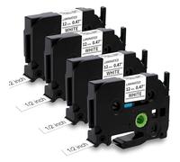 MarkField 4x TZe-231 12mm Nastro Compatibile con Brother P-touch Etichette