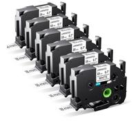 MarkField 6x TZe-241 Nastro Compatibile con Brother P touch 18mm Etichette