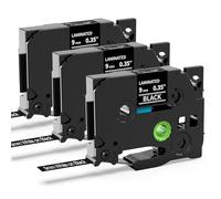 MarkField Compatibile con Brother P-Touch TZe-325 9mm Nastro per Etichette