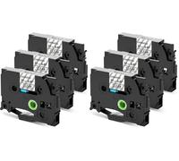 MarkField TZe-131 12mm Compatibile con Brother P-touch Nastro per Etichette (Confezione da 2)