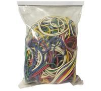 MARKIN - Busta 1kg Elastici Gomma 120x8 Blu