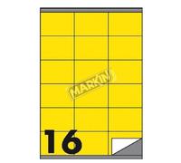Markin CF1600 Etichette Adesive 105x36 mm Gialle - Conf. 100 pz