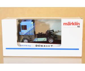 MARKLIN 4423 SONDERMODELL Carrello Piatto Blu Camion RENAULT AE500 Dell'ANNO 5on