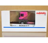 Marklin 4423 Sondermodell Piatto Vagone Rosa Renault AE500 Camion Di Il Anno Nq