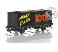 Marklin 44832 - AC H0 1:87 - carro merci container corto AC/DC "Moneytalks"