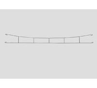 Filo di contatto h0 mrklin 70203 c con massicciata 5 pz