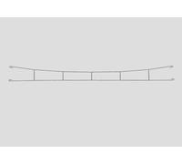 MARKLIN 70228 Scala HO Confezione catenaria lunga mm. 227,5 pz. 5