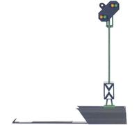 Märklin H0 76481 - Segnale Luminoso Con Luce Stampailiaria Merce Nuova