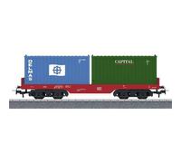Märklin H0 44700 - Start Up Vagone per Container (con Due 20 Ft. ) Merce Nuova