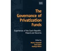 Marko Simoneti The Governance of Privatization Funds (Copertina rigida)