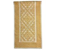 Markotex Tappeto Sardo Stuoia Passatoia tappeto bagno 100% Cotone Made In Italy prodotto in sardegna (Giallo, 55x115)