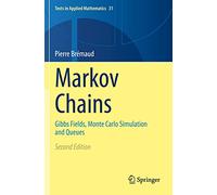 Pierre Brémaud Markov Chains (Tascabile) Texts in Applied Mathematics