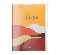 MARK'S 2024/2025 Taschenkalender A5 Vertikal, Mountain // Arancione