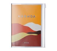 MARK'S 2024/2025 Taschenkalender A6 Vertikal, Mountain // Arancione