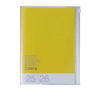 MARK'S 2025/26 Taschenkalender, A5 Colors // Yellow