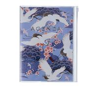 MARK'S 2025/26 Taschenkalender, A5 Japan / Birds // Purple