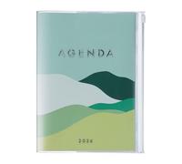 MARK'S 2025/26 Taschenkalender, A5 Mountain // Green