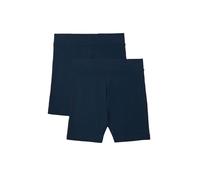 Marks & Spencer Bambine Cycling Shorts 2-Pack Ricco di Cotone - StayNew™ - Vita Elasticizzata - con Stretch