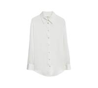 Marks & Spencer Camicia in Raso con Colletto da Donna Crema 48
